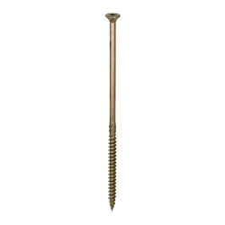 TIMCO C2 Clamp-Fix Multi-Purpose Premium Countersunk Gold Woodscrews - 8.0 x 200