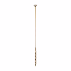 TIMCO C2 Clamp-Fix Multi-Purpose Premium Countersunk Gold Woodscrews - 8.0 x 275