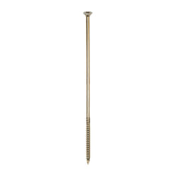 TIMCO C2 Clamp-Fix Multi-Purpose Premium Countersunk Gold Woodscrews - 8.0 x 275