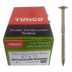 Timco Exterior Timber Wafer Construction Screws - 6.7 x 75 (50 pack)