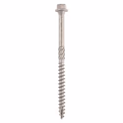 Timco Stainless Steel Timber & Landscaping Hex Head Screws - 6.7 x 300mm ( 25 Pack )
