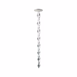 Timco Helical Flat Roof Fixing Silver 8.0 x 135 (25 Bag)