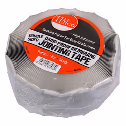 Timco Double Sided Damp Proof Membrane Jointing Tape 10m x 50mm (1 Roll)