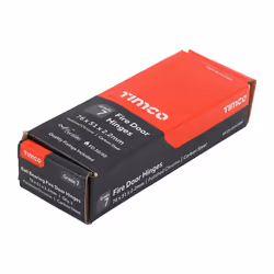 Timco Ball Bearing Hinges Grade 7 Steel Polished Chrome - 76 x 51 x 2.2 (2 Pack Box)