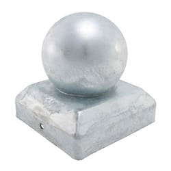 Taurus Ball Fence Post Cap Hot Dipped Galvanised 100mm