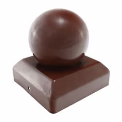 Taurus Ball Fence Post Cap Oxide Red 50mm