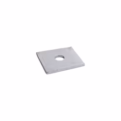 Timco Square Plate Washers Silver - M10 x 50 x 50 x 3 (100 Pack)