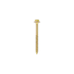 TIMCO Solo Advanced Hex Head Gold Coach Woodscrews - 6.0 x 50