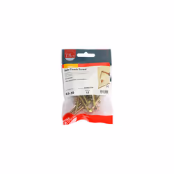 TIMCO Solo Advanced Hex Head Gold Coach Woodscrews - 6.0 x 50