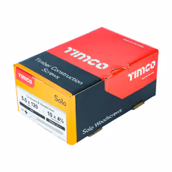 TIMCO Solo Countersunk Silver Woodscrews - 5.0 x 120