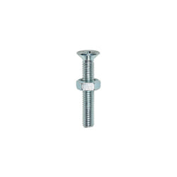TIMCO Machine Countersunk Screws & Hex Nut Silver - M5 x 10
