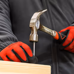 TIMCO One Piece Claw Hammer, Curved Single Piece High Strength Anti-Shock Smooth Face Hammer - 160z