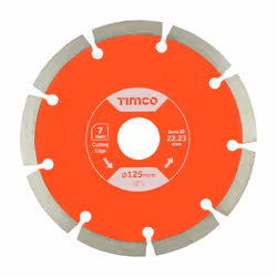 Timco Premium Diamond Blade Segmented - 125 x 22.2 (1 Pack)