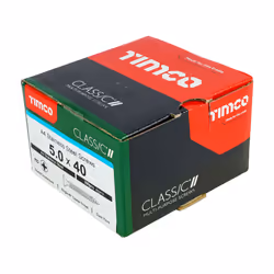 TIMCO Classic Multi-Purpose Countersunk A4 Stainless Steel Woodcrews - 5.0 x 40