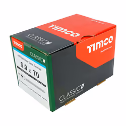 TIMCO Classic Multi-Purpose Countersunk A4 Stainless Steel Woodcrews - 5.0 x 70