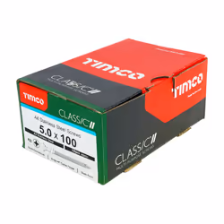 TIMCO Classic Multi-Purpose Countersunk A4 Stainless Steel Woodcrews - 5.0 x 100