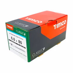 TIMCO Classic Multi-Purpose Countersunk A4 Stainless Steel Woodcrews - 6.0 x 80