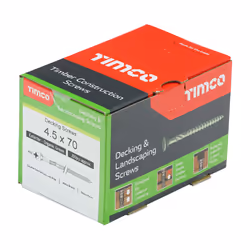 TIMCO Decking Screws Countersunk Exterior Green - 4.5 x 70