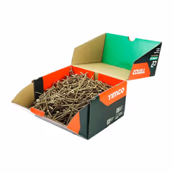 TIMCO â C2 Strong-Fix Multi-Purpose Premium Screws â Double Countersunk â Gold â Dual Angle Thread for Ultimate Perfo ...