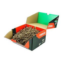 TIMCO â C2 Strong-Fix Multi-Purpose Premium Screws â Double Countersunk â Gold â Dual Angle Thread for Ultimate Performance â...