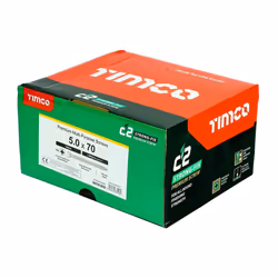 TIMCO â C2 Strong-Fix Multi-Purpose Premium Screws â Double Countersunk â Gold â Dual Angle Thread for Ultimate Performance â...