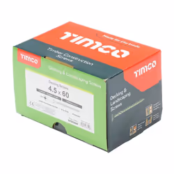 TIMCO Classic Decking Industry Screw Pack - 4.5 x 60 - Green - Box of 1000
