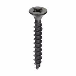 TIMCO Countersunk Black Organic Woodscrews - 4.0 x 30