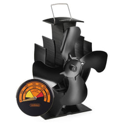 Stove Fan â Log Burner Fire Fan for Wood Burning Stoves, Fireplaces, Stove Heaters â 4 Blades, Silent Operation, Eco Friendly, Heat Powered,