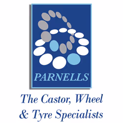 250mm wheel with black elastic rubber on welded steel centre