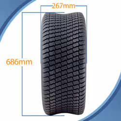 27x10.50-15 Lawnmower Tyre 4-ply Multi Turf Grass P332A Wanda (Journey) 600kgs