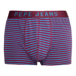 Pepe Jeans Men'S Designer Casual Boxers Trunks Shorts 3 Pack Cotton New 'Irving' - Bordeaux Burgundy, XL