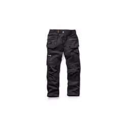 Mens Safety & Workwear Trade Flex Trouser Black - 32R