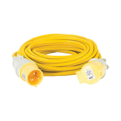 Extension Lead Yellow 4mm2 32A 14m 110V E85240