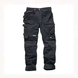 Mens Safety & Workwear Pro Flex Plus Holster Trousers Black - 32R