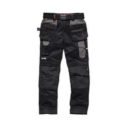 Mens Safety & Workwear Pro Flex Holster Trousers Black - 36S, Black
