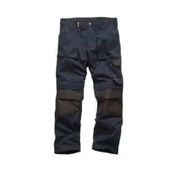 Mens Safety & Workwear Worker Trouser - 38R, Navy