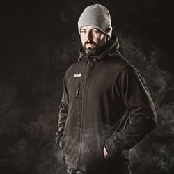 Mens Safety & Workwear Worker Softshell Black - 2XL