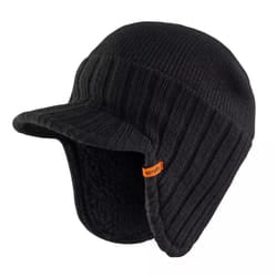Scruffs Men's Peaked Beanie Hat, Black, One Size