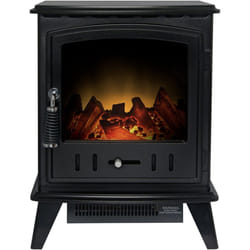 Adam Aviemore Electric Stove in Black