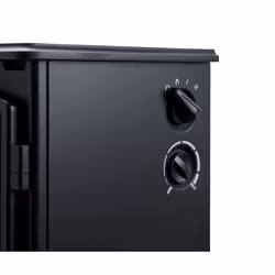 Adam Aviemore Electric Stove in Black