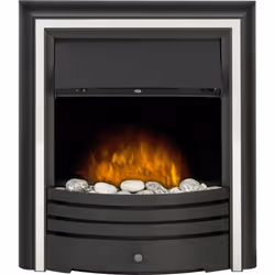 Adam Cambridge 6-in-1 Electric Fire in Black