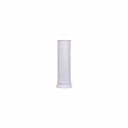 Adam Straight Stove Pipe in White