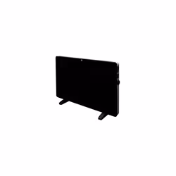 Adam iRad Freestanding Electric Panel Heater in Black with Thermostat
