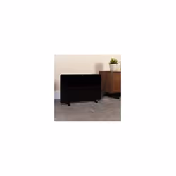 Adam iRad Freestanding Electric Panel Heater in Black with Thermostat
