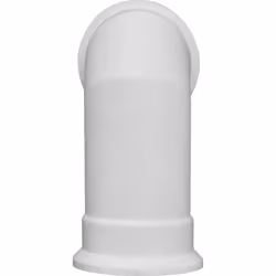 Adam Angled Stove Pipe in White