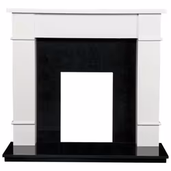 Adam Linton Surround in Pure White & Black Granite Stone with Downligh