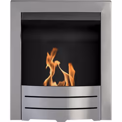 Adam Colorado Bio Ethanol Fire in Brushed Steel