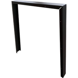 Adam inset Fire Large Spacer in Charcoal