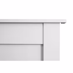 Adam Sutton Fireplace in Pure White, 43 Inch
