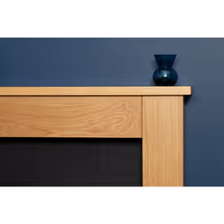 Adam Chester Stove Fireplace in Oak & Black with Sureflame Keston Elec